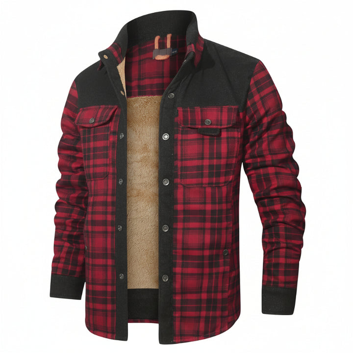 Men's Wanderer Flannel Jacket – 9 Plaid Designs, Weather-Resistant