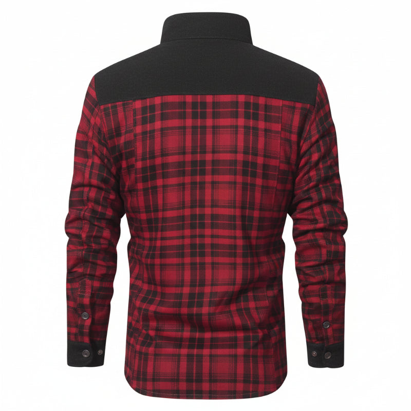 Men's Wanderer Flannel Jacket – 9 Plaid Designs, Weather-Resistant