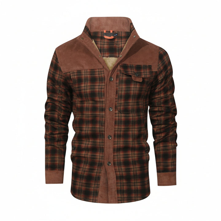 Men's Wanderer Flannel Jacket – 9 Plaid Designs, Weather-Resistant