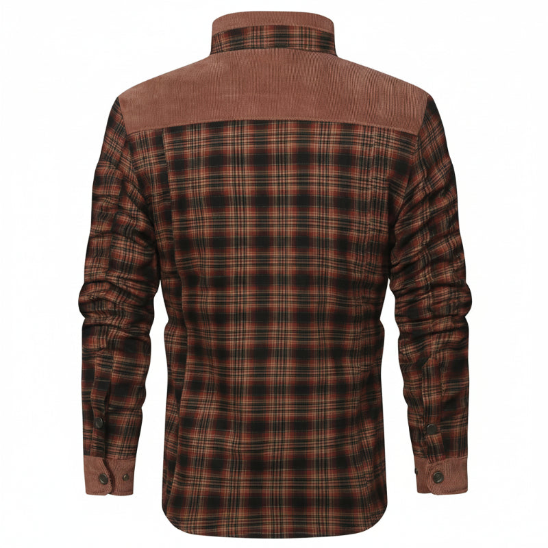 Men's Wanderer Flannel Jacket – 9 Plaid Designs, Weather-Resistant