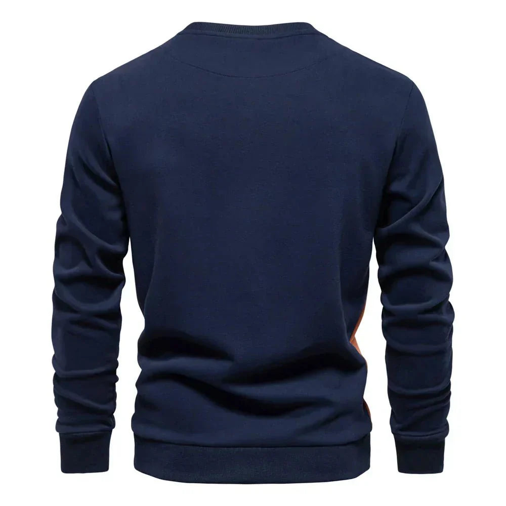 Wendelin Men's Ultra-Soft Cotton Slim Fit Pullover – Timeless Style & Comfort