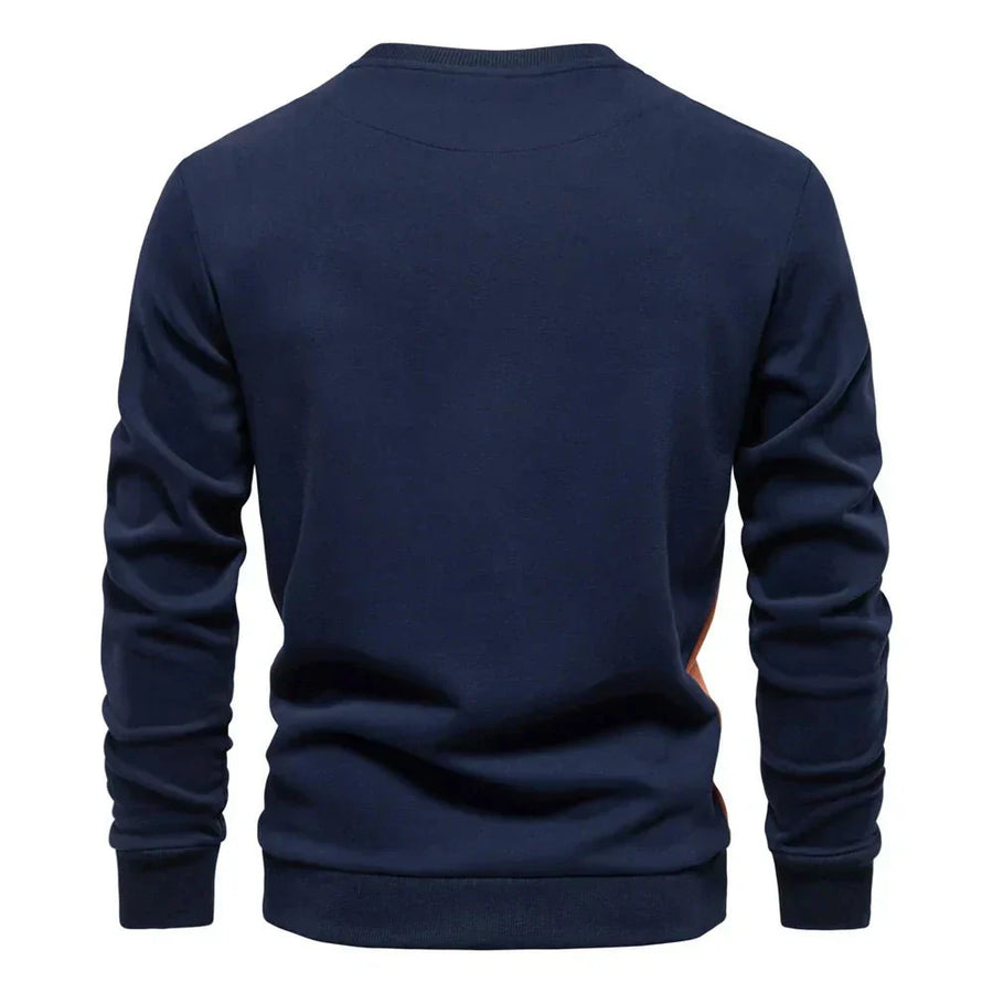 Wendelin Men's Ultra-Soft Cotton Slim Fit Pullover – Timeless Style & Comfort
