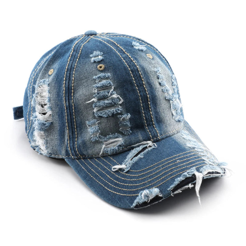 VINTAGE WASHED DENIM HAT