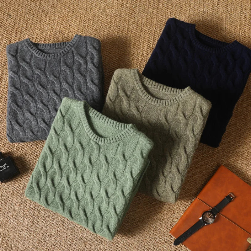 WILLIAM CABLE SWEATER