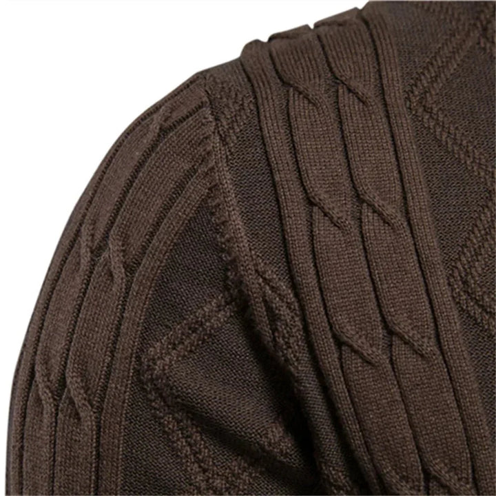 Waldemar Men's Slim Fit Cardigan with Button Placket