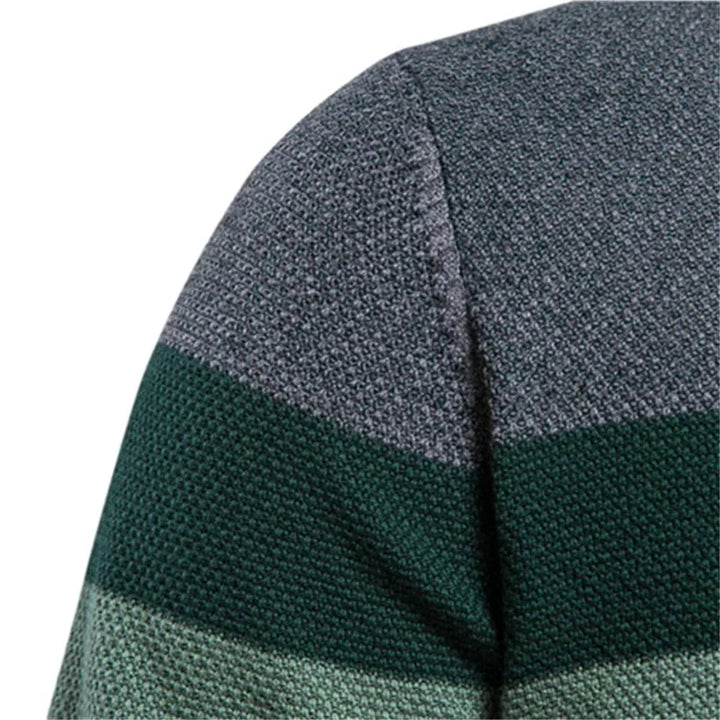 Norwin Men's Knit Jacket with Crew Neck, Soft Cotton Comfort