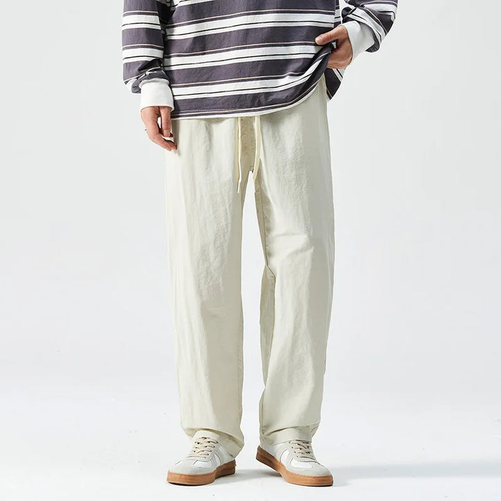 RELAXED COTTON PANTS