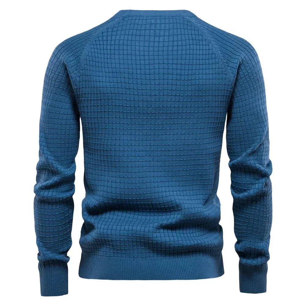 Sieghart Men's Elegant Check Pattern Sweater for Any Occasion