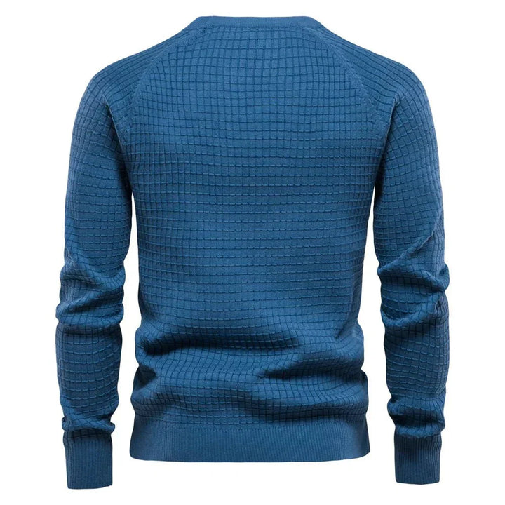 Sieghart Men's Elegant Check Pattern Sweater for Any Occasion
