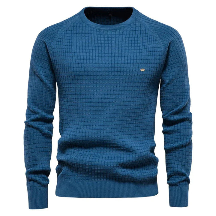 Sieghart Men's Elegant Check Pattern Sweater for Any Occasion
