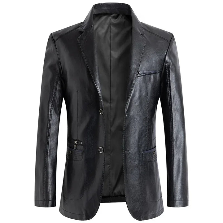 RICHY LEATHER BLAZER