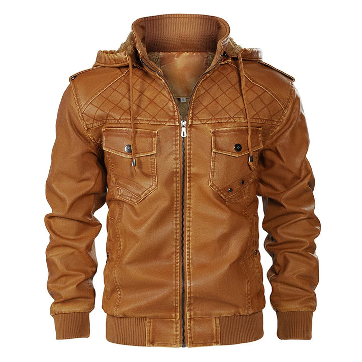 BRYAN LEATHER JACKET