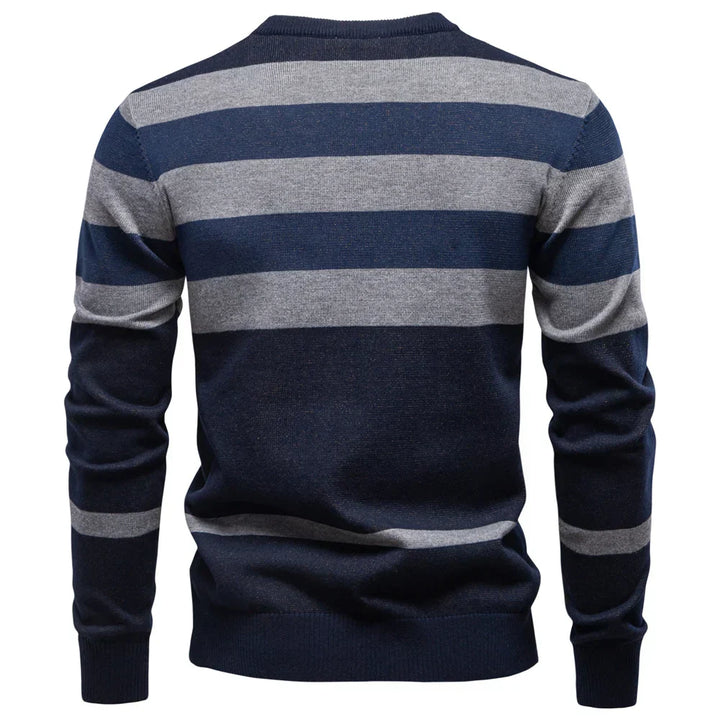 Rosenfeld Premium Men's Knit Sweater with Diamond Pattern