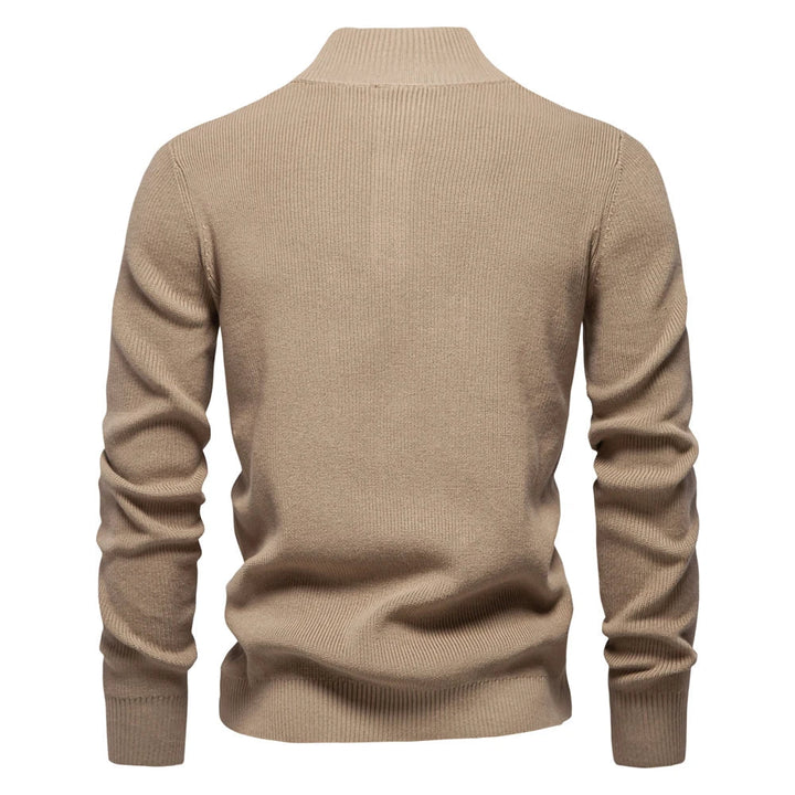 Konrad Men's Premium Button-Detail Pullover – Classic Knit Style
