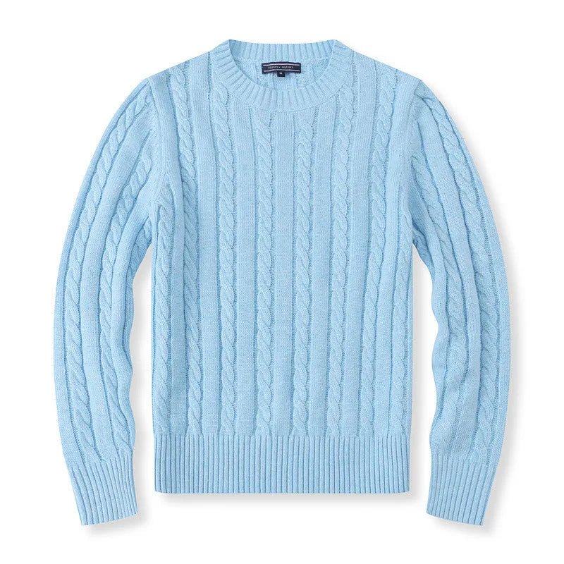 CABLE WOOL SWEATER