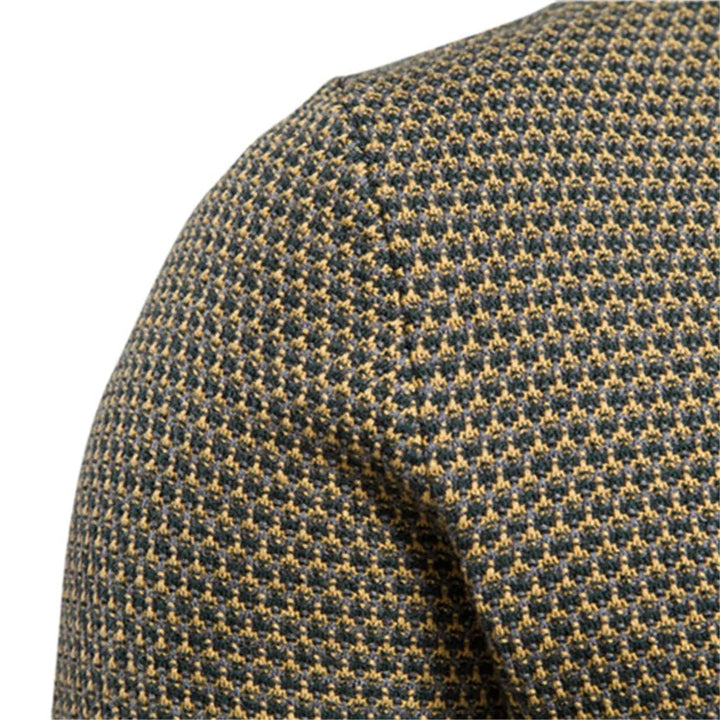 Steinmann Men's Checkered Pullover - Slim Fit Soft Cotton, Multiple Colors
