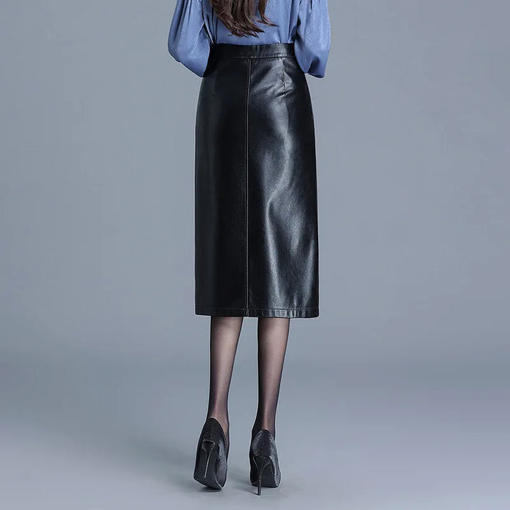 TAMARA LEATHER SKIRT