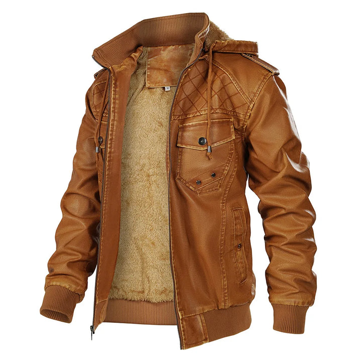 BRYAN LEATHER JACKET