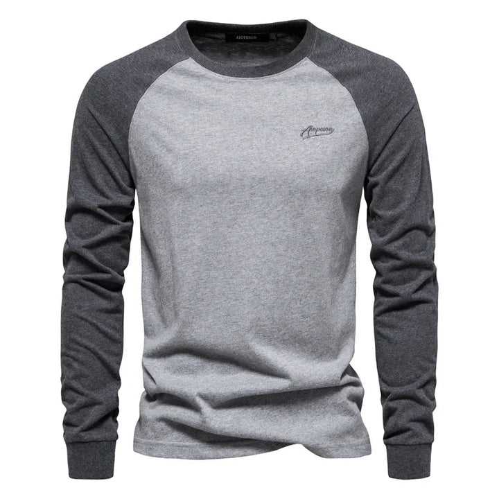 Lambert Longsleeve Raglan Shirt – Soft Breathable Cotton, Slim Fit