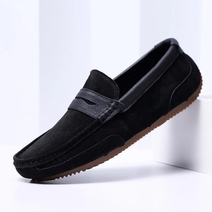 GENUINE SUEDE LOAFERS