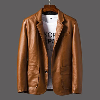 LEONARDO LEATHER BLAZER