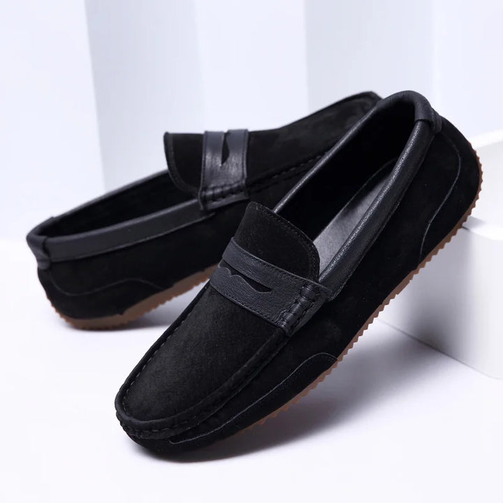 GENUINE SUEDE LOAFERS