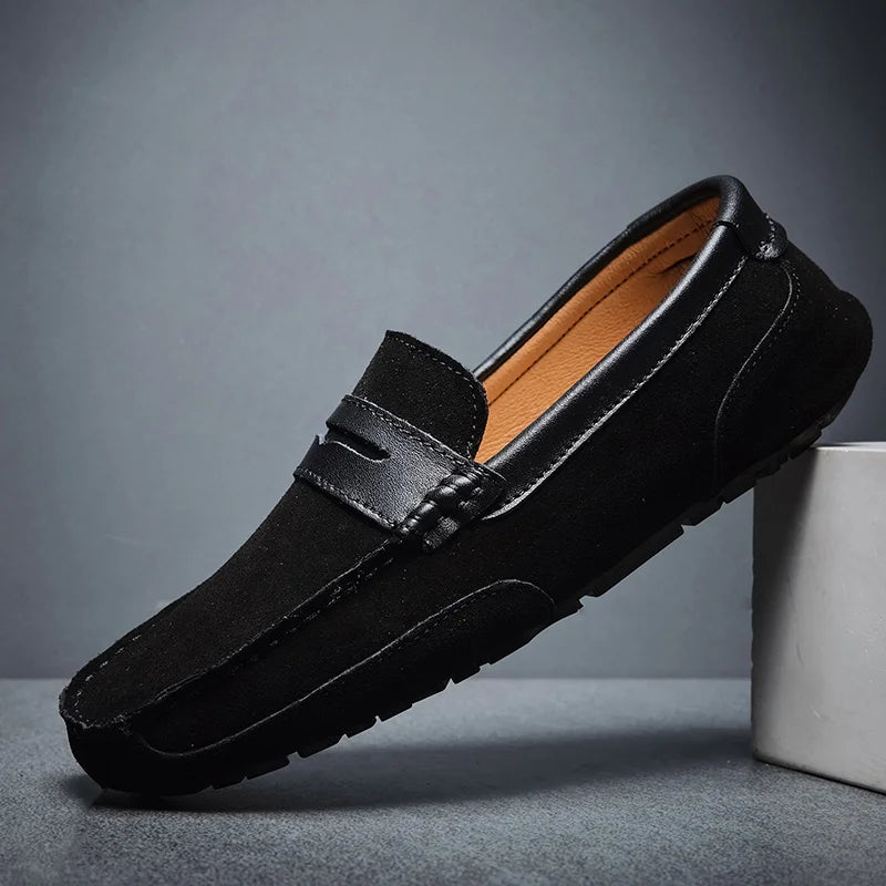 VERDI SUEDE LEATHER LOAFERS