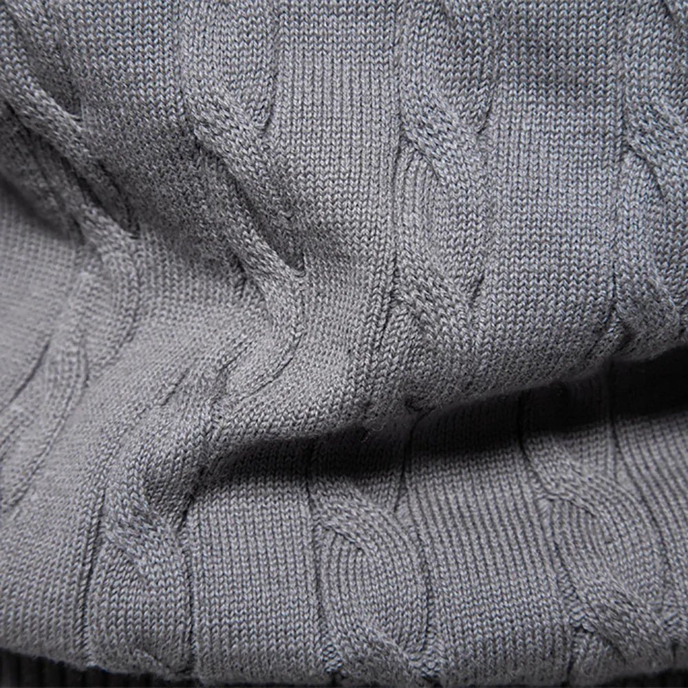 Falkner Strickmodern Herrenpullover Classic Cable Knit Sweater for Men