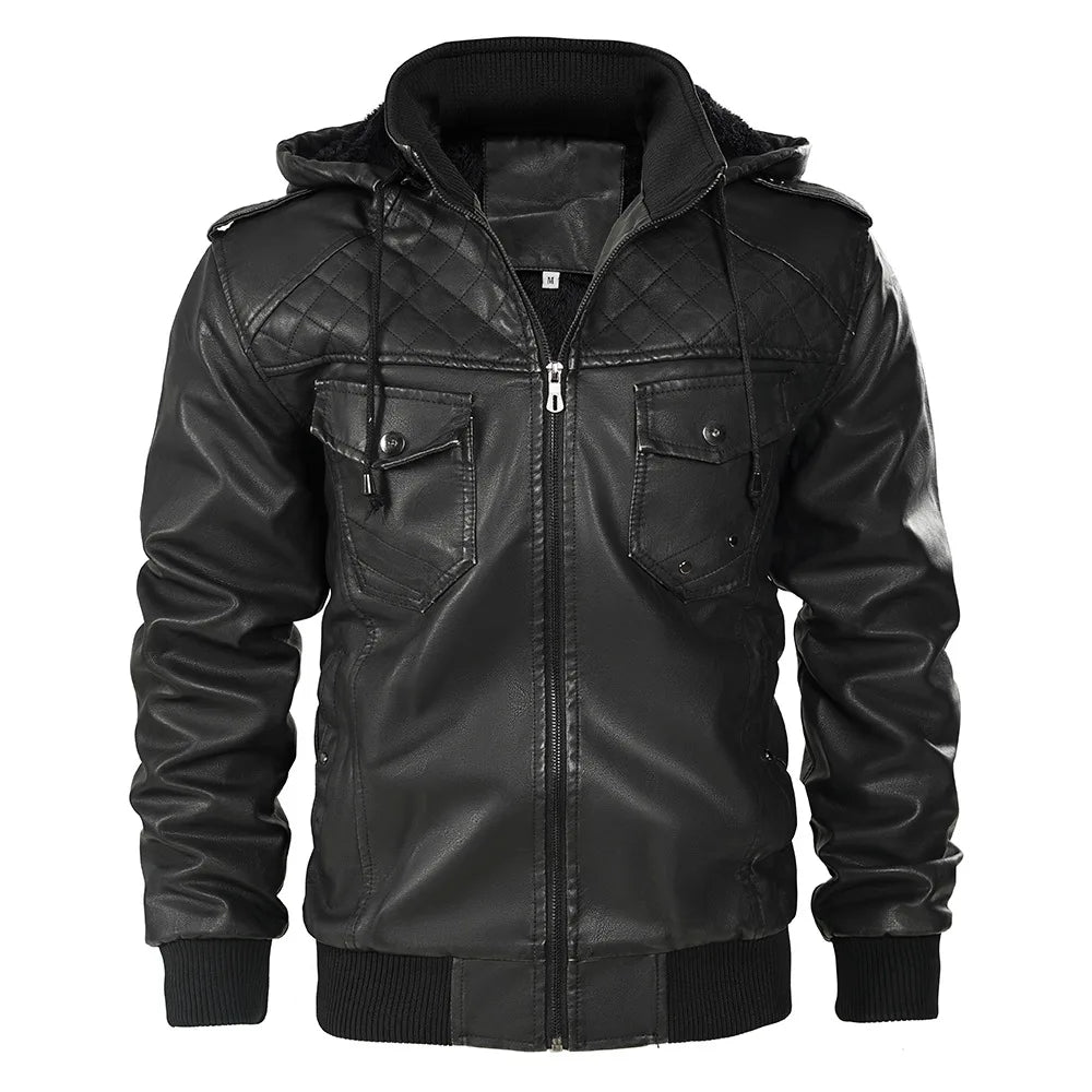 BRYAN LEATHER JACKET