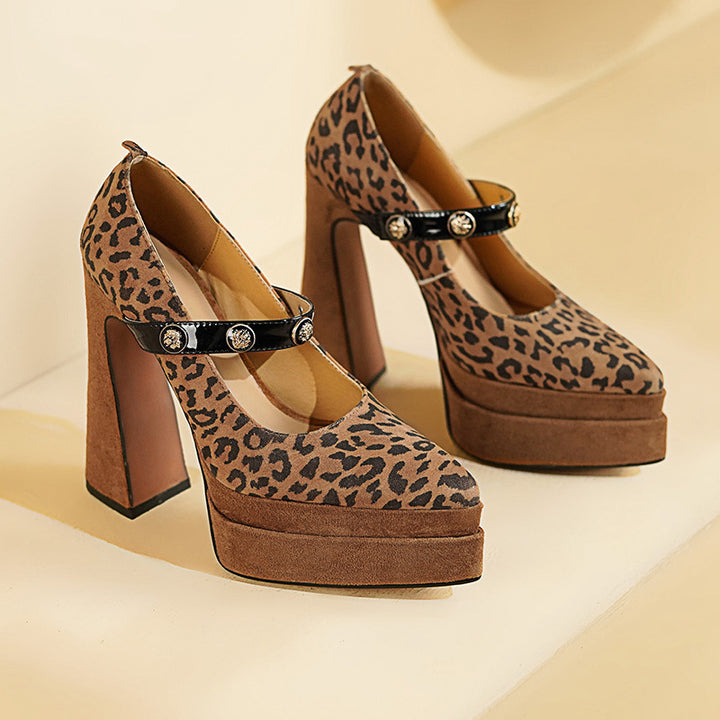 DONNA™ LEATHER HIGH HEELS