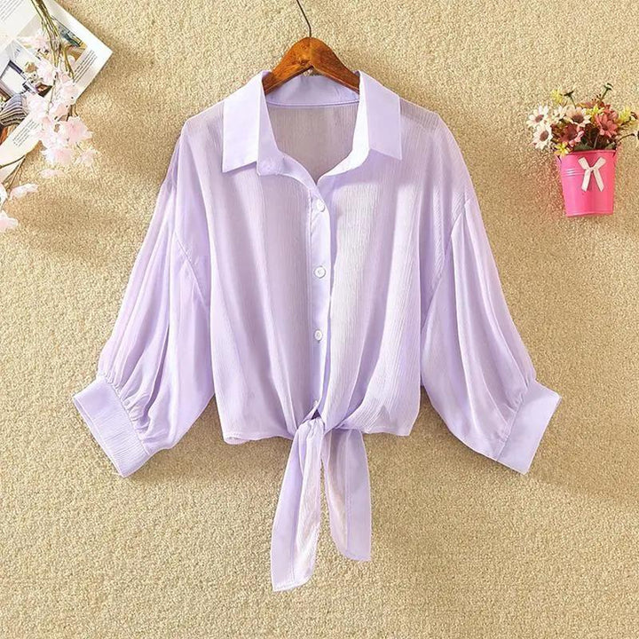 TINA LINEN BLOUSE