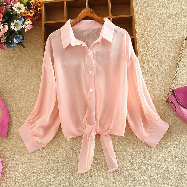 TINA LINEN BLOUSE
