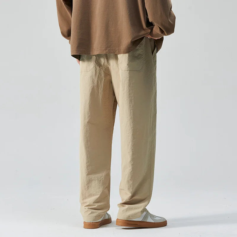 RELAXED COTTON PANTS