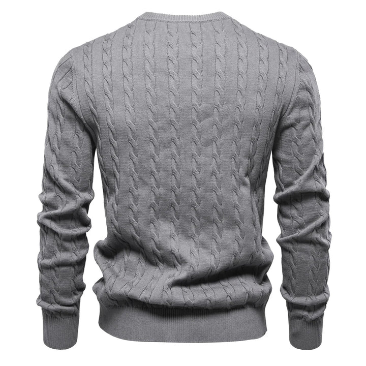 Falkner Strickmodern Herrenpullover Classic Cable Knit Sweater for Men