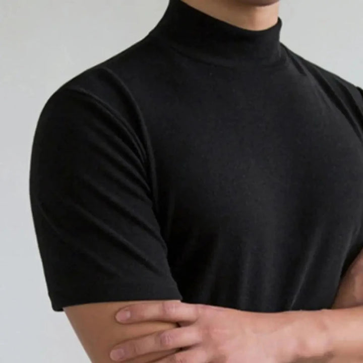 CHARLES MOCK NECK SHIRT