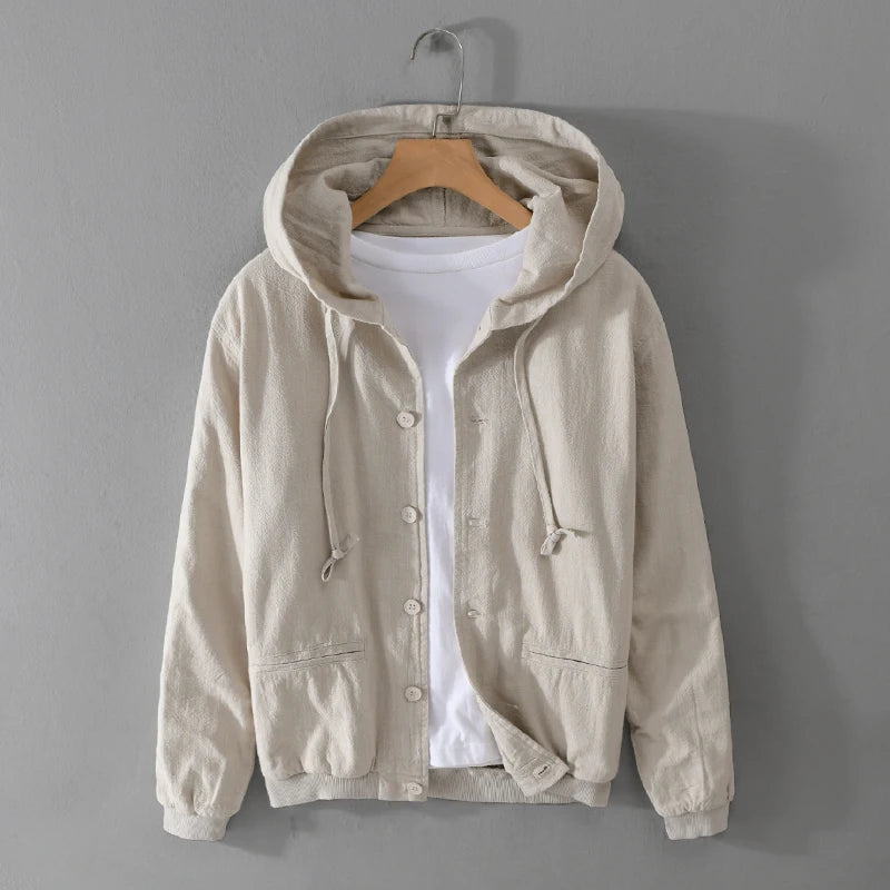 NOAM LINEN HOODIE