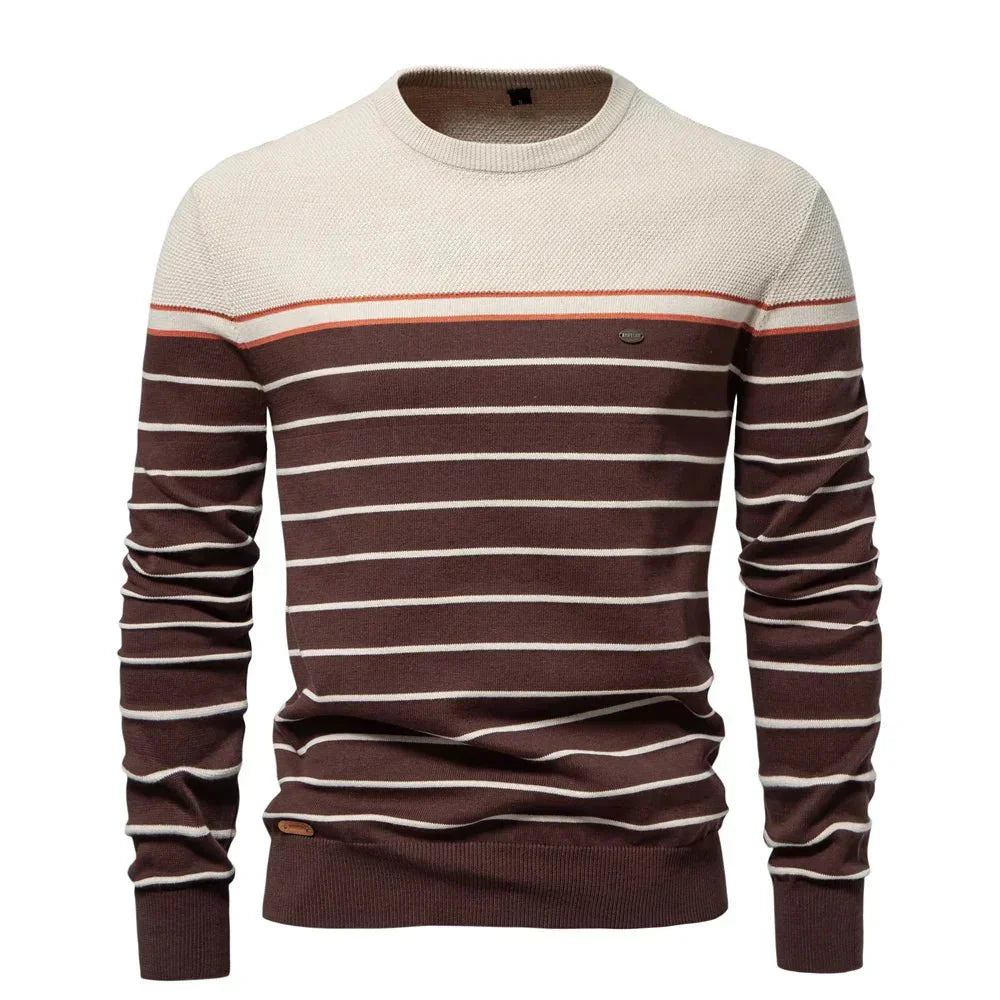 Rupprecht Ultra-Soft Cotton Slim-Fit Elegant Classic Men's Pullover