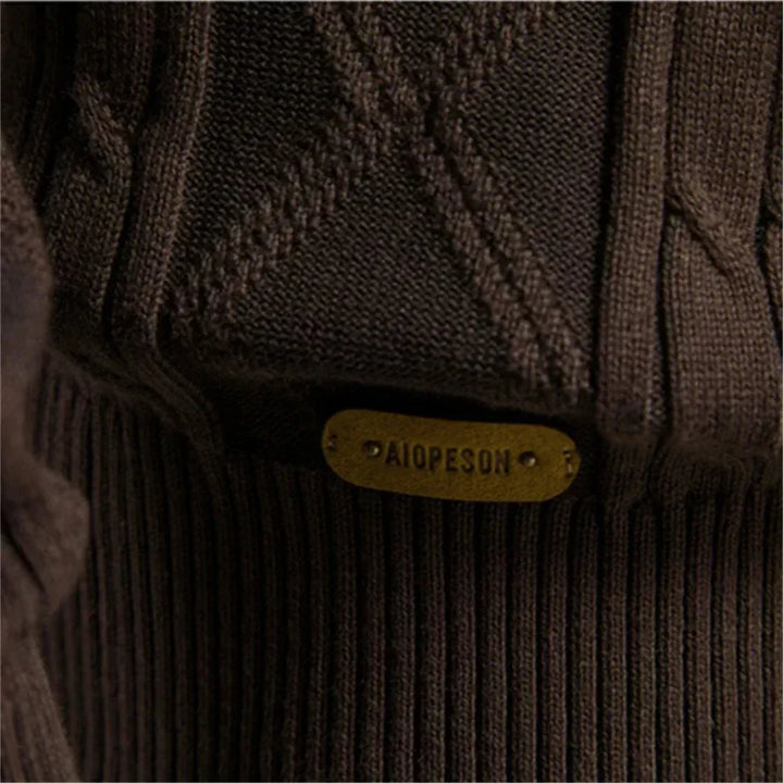 Waldemar Men's Slim Fit Cardigan with Button Placket