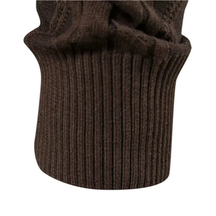 Waldemar Men's Slim Fit Cardigan with Button Placket