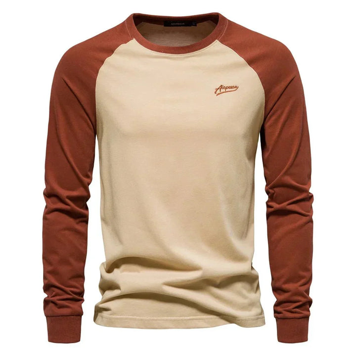 Lambert Longsleeve Raglan Shirt – Soft Breathable Cotton, Slim Fit