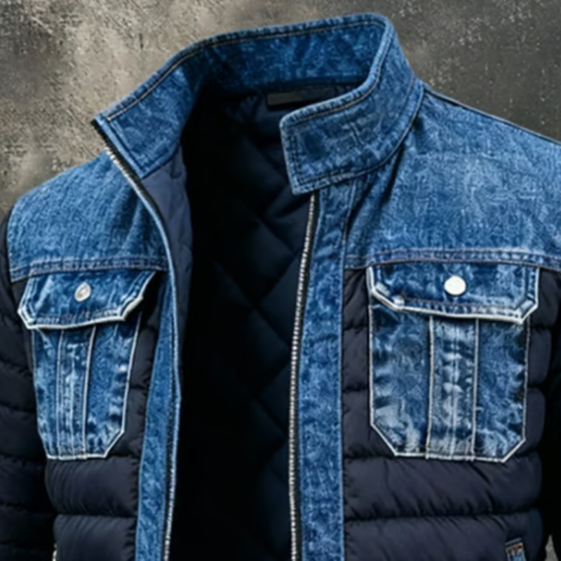 SAM | DENIM QUILTED COAT