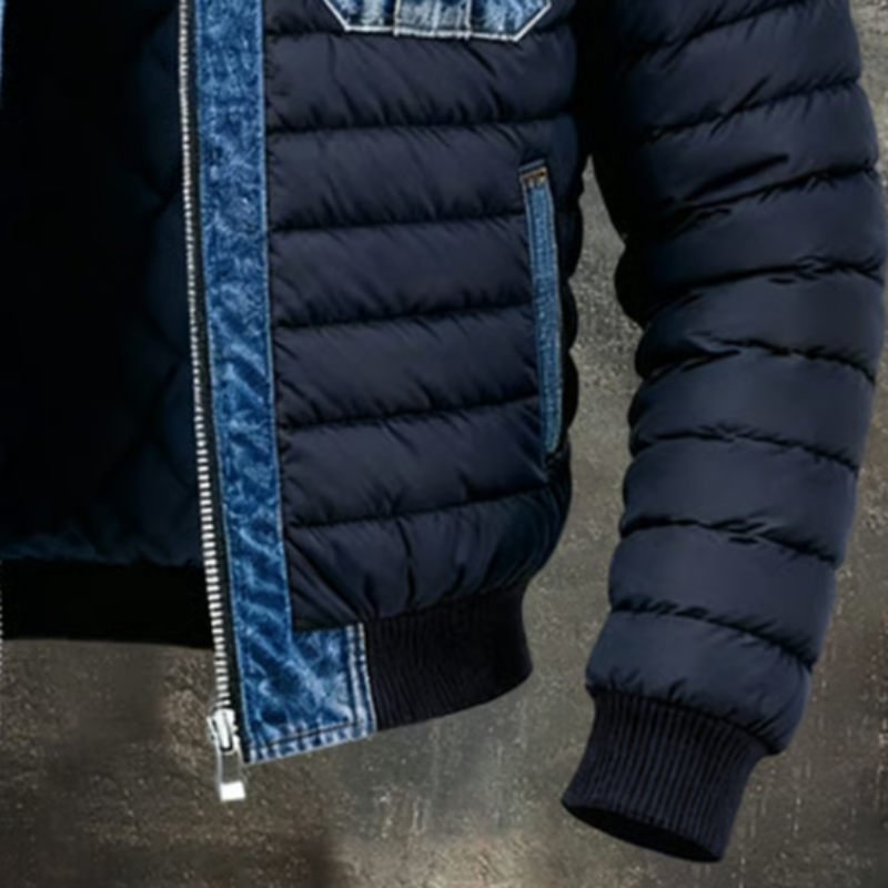 SAM | DENIM QUILTED COAT
