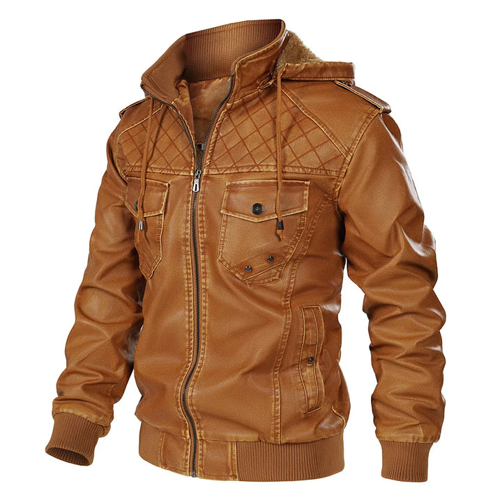 BRYAN LEATHER JACKET