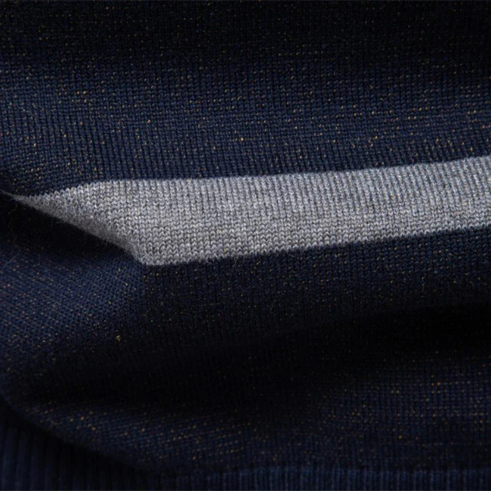 Rosenfeld Premium Men's Knit Sweater with Diamond Pattern