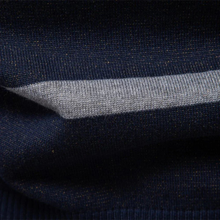 Rosenfeld Premium Men's Knit Sweater with Diamond Pattern