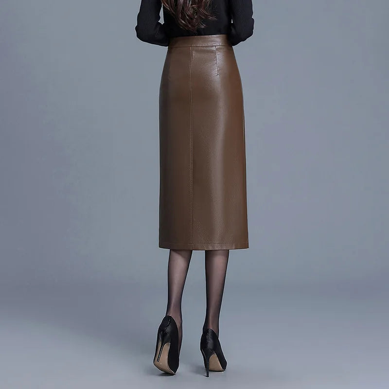 TAMARA LEATHER SKIRT