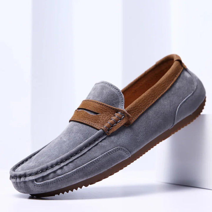 GENUINE SUEDE LOAFERS