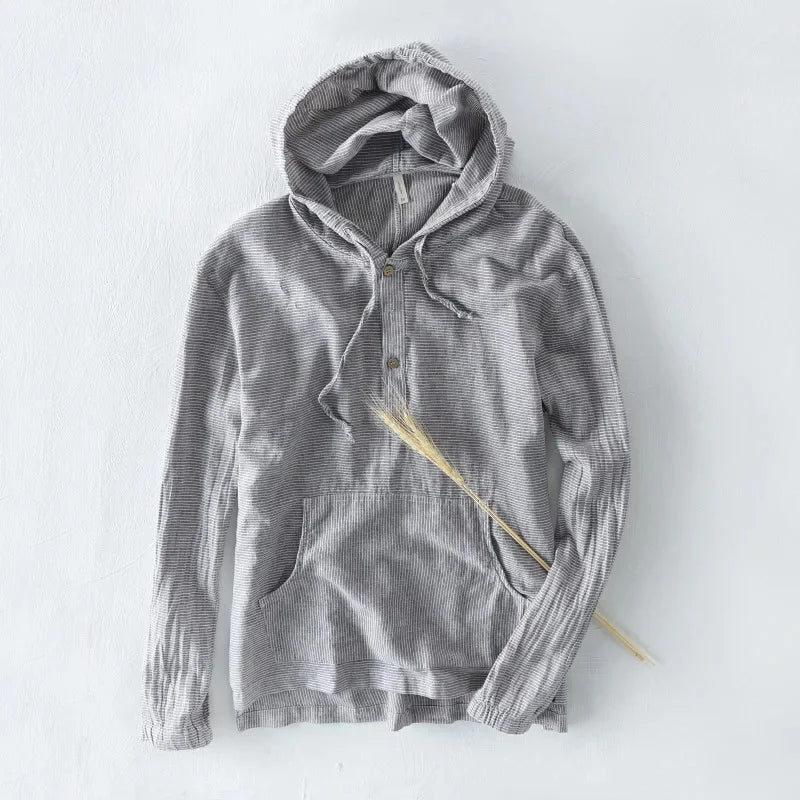 CASA LINEN HOODIE