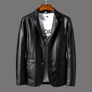 LEONARDO LEATHER BLAZER