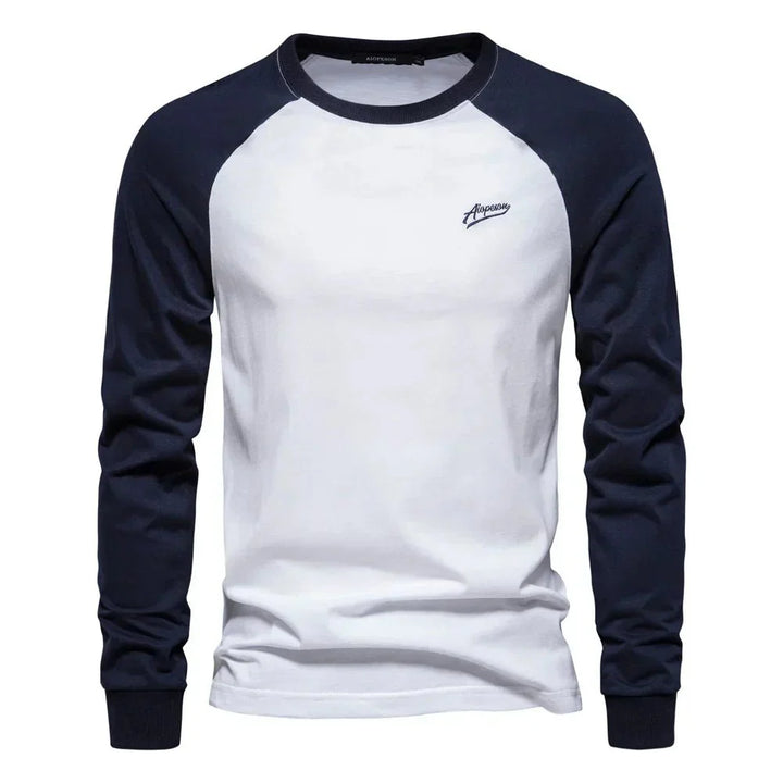 Lambert Longsleeve Raglan Shirt – Soft Breathable Cotton, Slim Fit